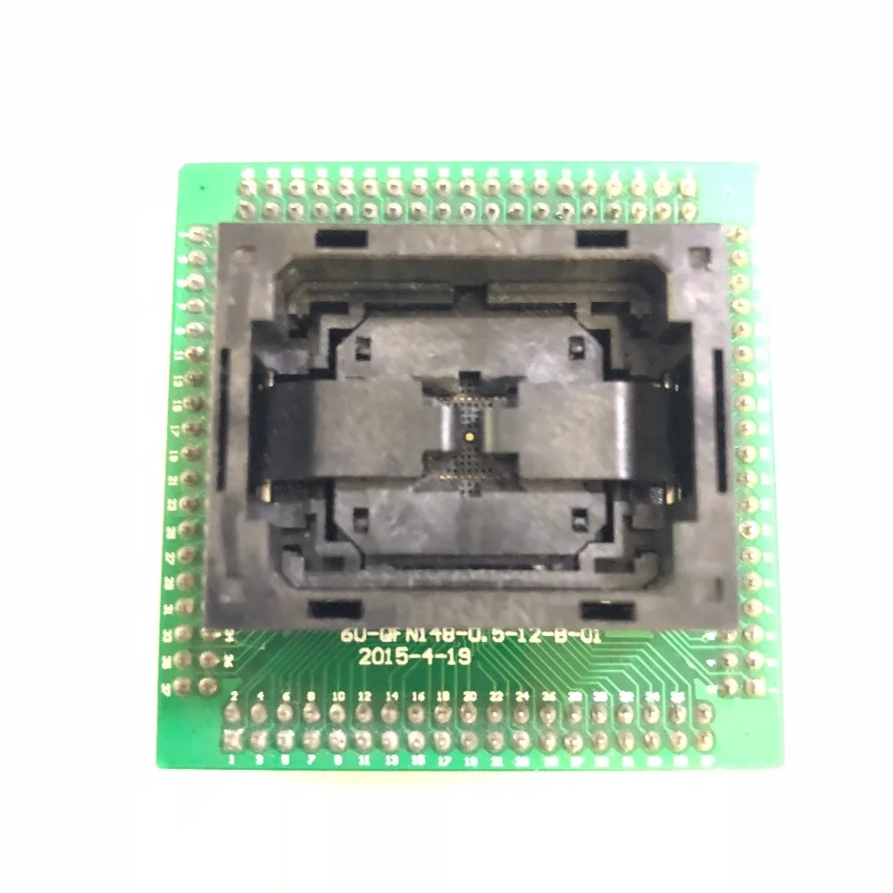 QFN36 MLF36 NP506-036-034-C-G IC Test Socket Open top Chip Size 6*6 Flash Adapter Connector Programming Socket ZIF adapter