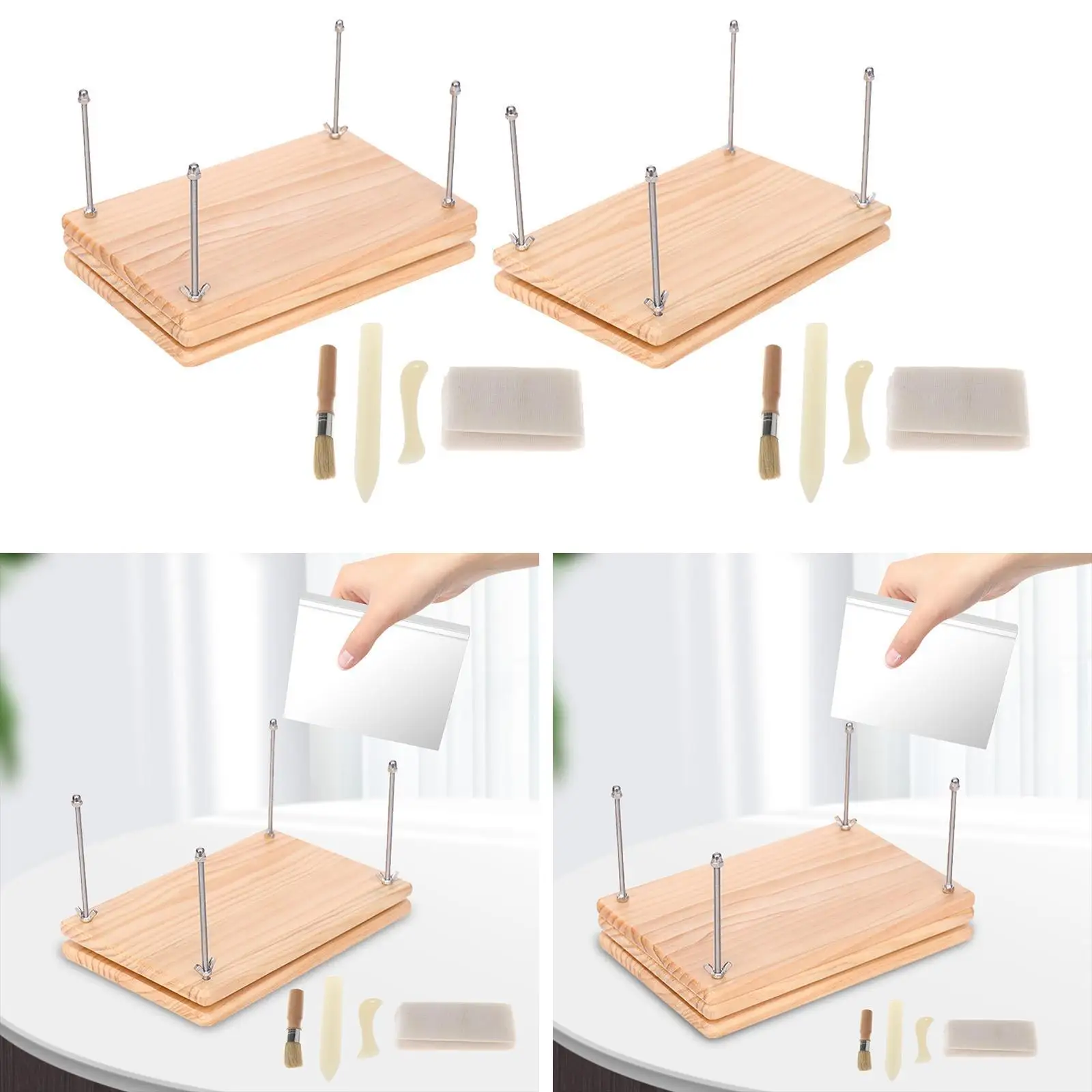 Деревянные инструменты для прессования книг многофункциональные легкие