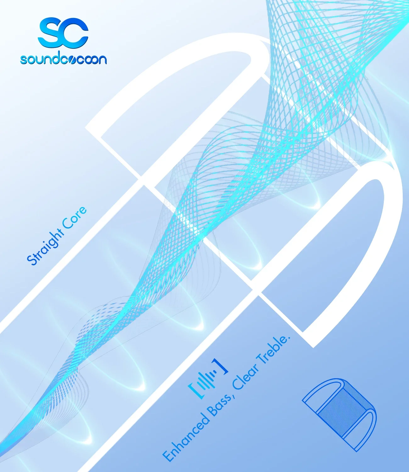 Фото Жидкие силиконовые насадки для наушников Rose Technics Soundcocoon/SC для насадки 4–6 мм, улучшенные басы, прозрачные тройные насадки для наушников для IEM №5