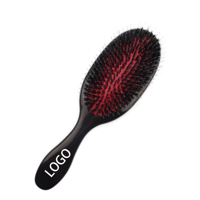 

Boar Bristle Nylon Detangling Hair Brush Brosse Cheveux Femme Mini Anti-static Massage Comb Salon Hair Styling Professional Tool