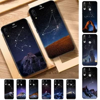 yinuoda constellation star mountain phone case for huawei y 6 9 7 5 8s prime 2019 2018 enjoy 7 plus