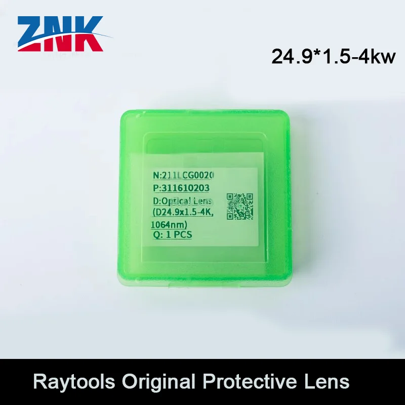 Фото Оригинальные защитные линзы Raytools 27,9*4,1 211LCG0037 24,9*1,5 211LCG0020 1064 нм с кварцевым плавленым кремнеземным лазером, защитное окно №3