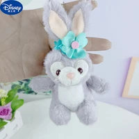 disney stellalou pendant keychain doll bunny plush toy school bag hanging ornament doll pendant bag accessories baby keyring