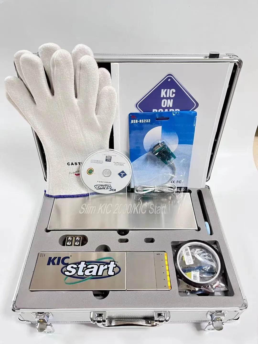 Высококачественная 9-канальная тонкая печь оплавления Kic 2000 SMT profil Kic2000