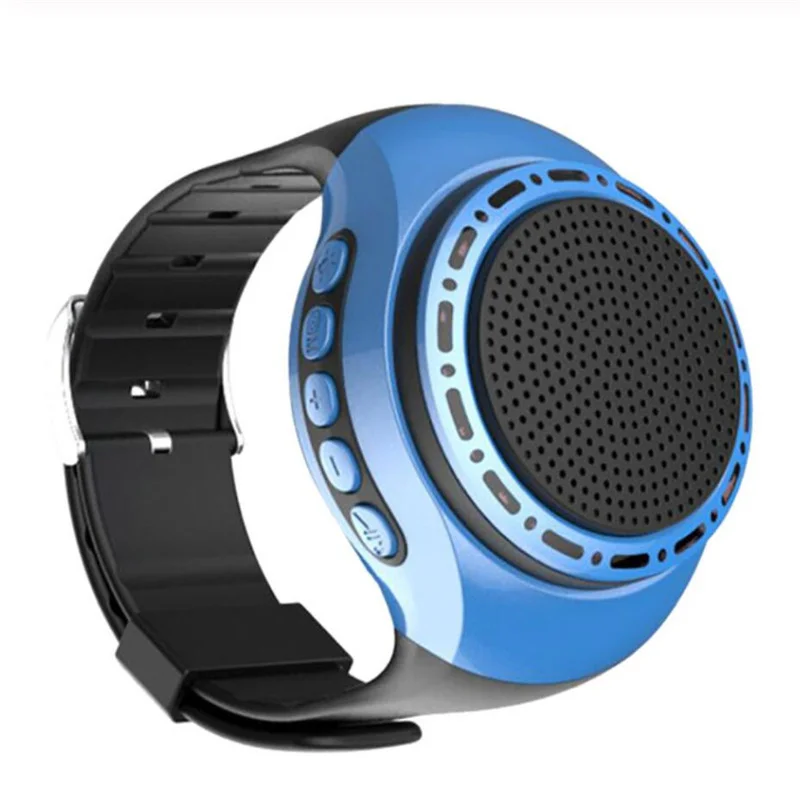 

U6 Wrist Watch BT Speaker Card With Radio FM Portable Outdoor Sports Running LED Colorful 32GB Memory Card Fashion Free Shipping