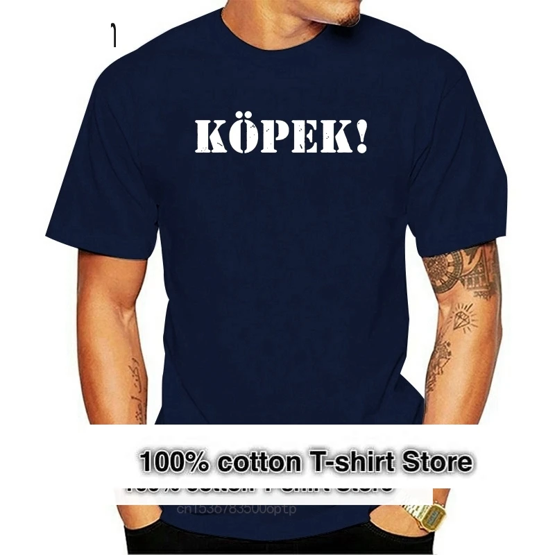 

Мужская футболка с принтом пес копеек, турецкий Турк, подарок, забавный подарок, 100% хлопок, оригинальная Мужская Базовая Весенняя футболка