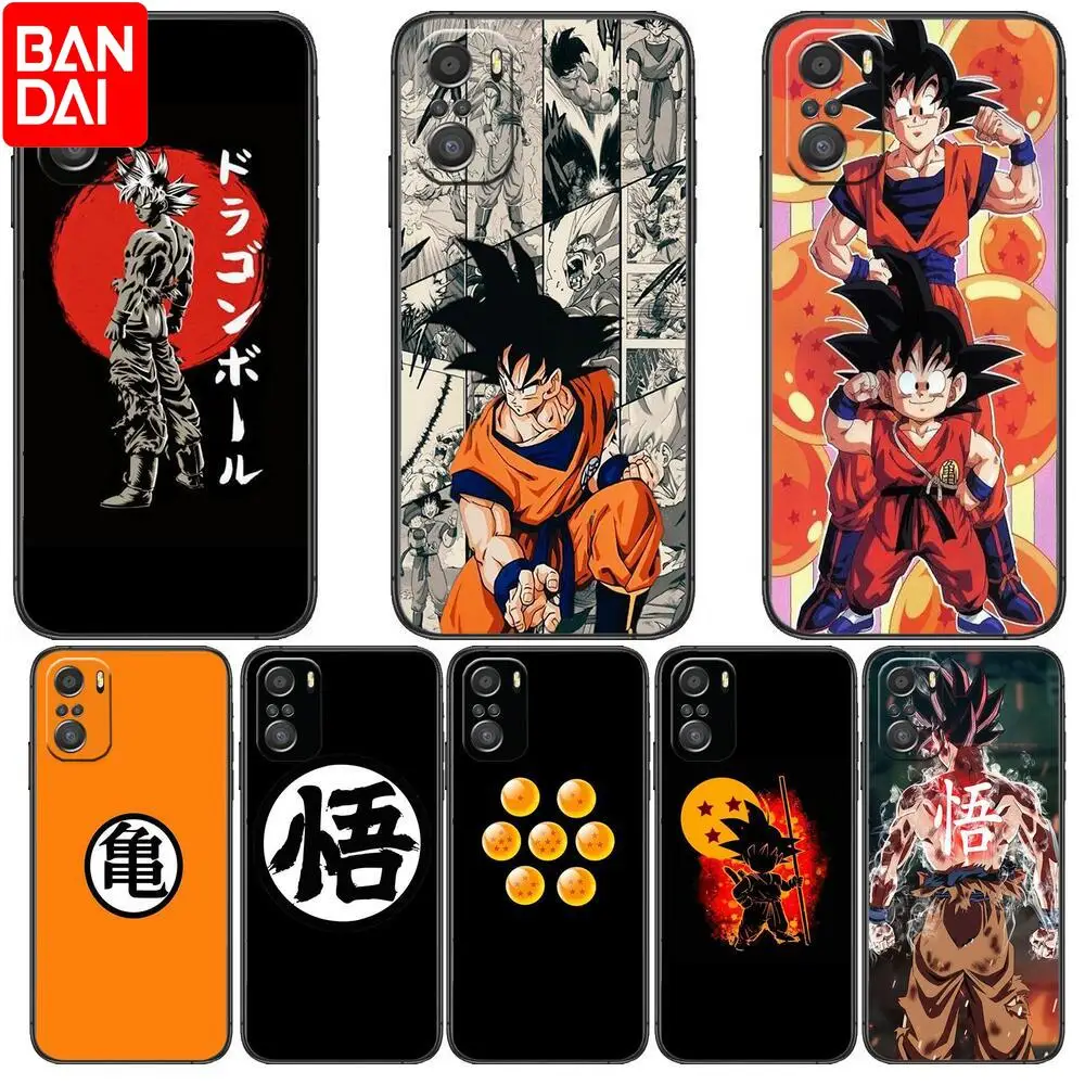 

Goku Dragon Ball For Xiaomi Redmi Note 10S 10 9T 9S 9 8T 8 7S 7 6 5A 5 Pro Max Soft Black Phone Case