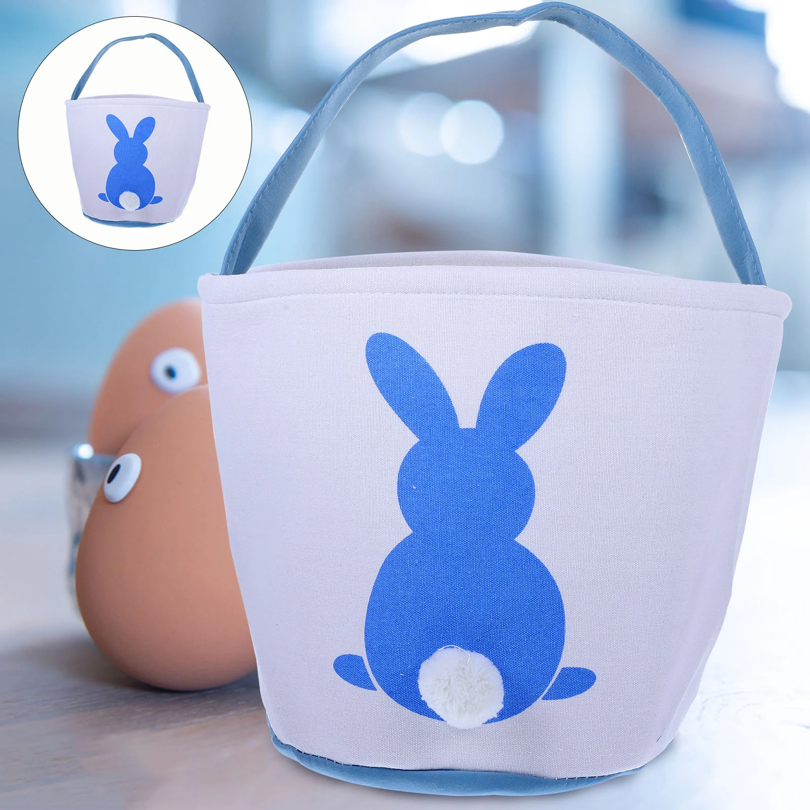 

Easter Party Favor Bag Easter Candy Bag Handheld Gift Bag Treat Bag With Handle Easter Party Goodies Bag