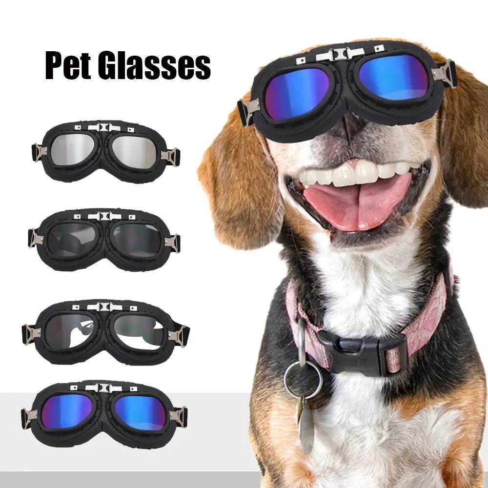 

Регулируемые солнцезащитные очки, солнцезащитные очки для домашних животных с защитой от УФ лучей, для средних и больших пород собак, защита глаз