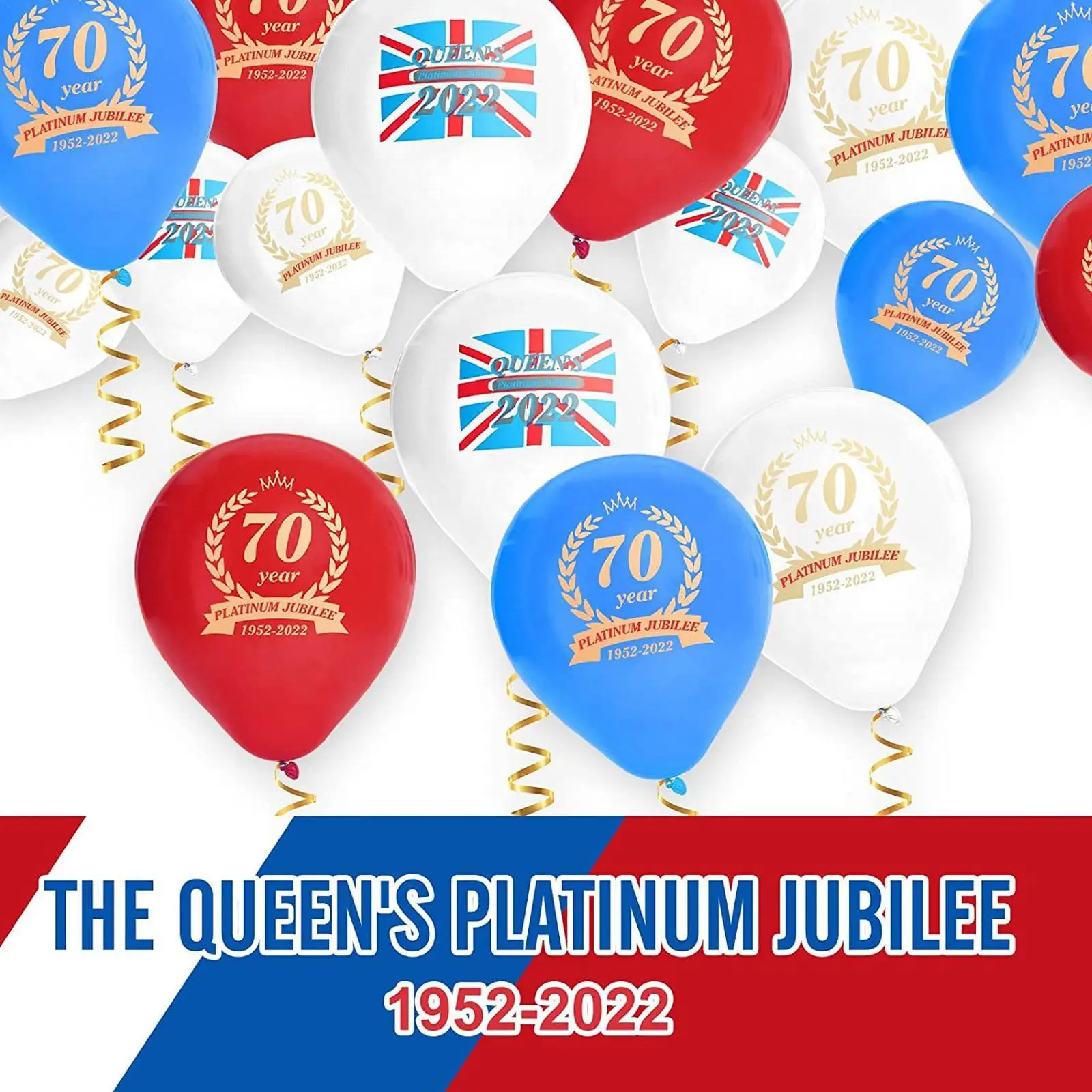 

Jubilee Balloons 2022 12in Printed Latex Balloons Queens 70th Jubilee 2022 Decorations Queen Party Wholesale Lots