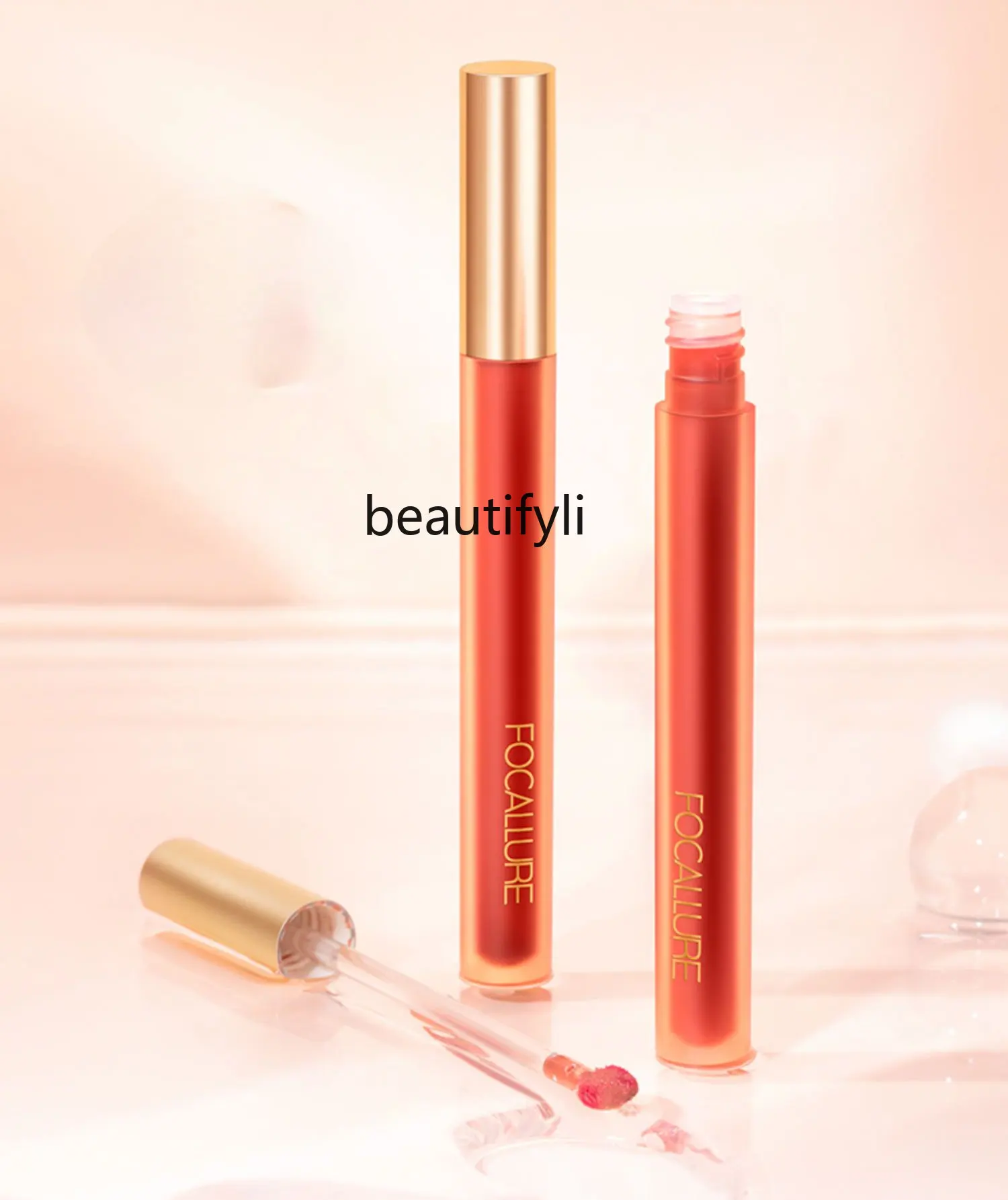 

yj Water Light Lip Lacquer Mirror Lip Gloss and Lip Gloss Glass Lip Autumn and Winter Lipstick White Lasting