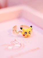 anime pokemon pikachu open ring gift anime peripheral ornament
