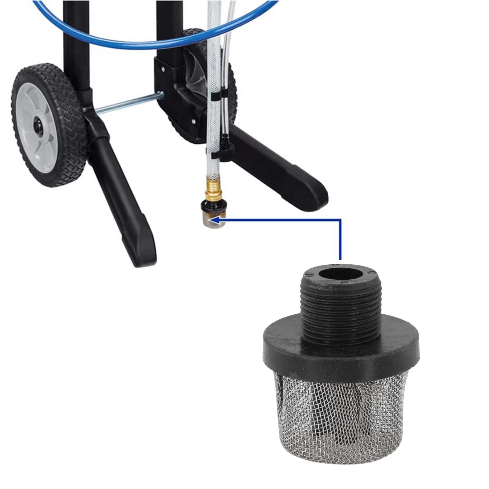 288716 Входной фильтр Безвоздушный для распыления краски Уменьшает засорение