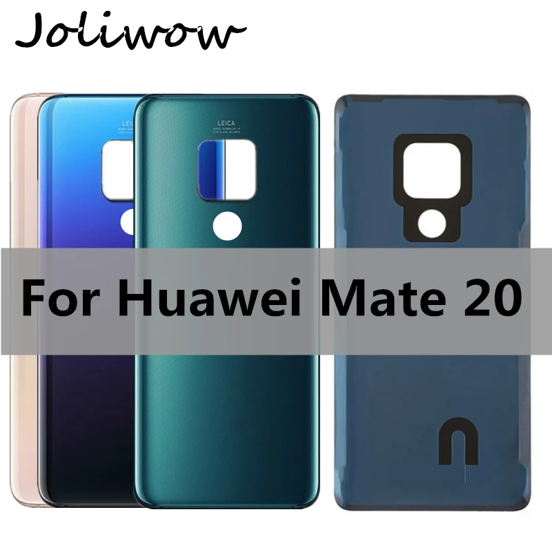 6.53 inch New For Huawei Mate 20 Back Battery Cover Door Housing case Rear Glass parts for Huawei Mate 20 Battery Cover