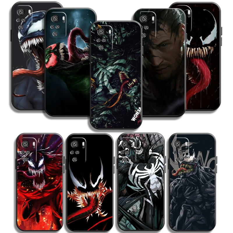 

Marvel Venom Phone Cases For Xiaomi POCO F3 GT X3 GT M3 Pro X3 NFC Redmi Note 9 10 Pro 5G Cases Carcasa Funda Coque Back Cover