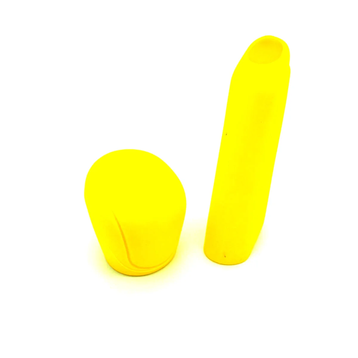 

2 Pcs Car Knob Cover Silicone Gear Protector Oval Accessories Automotive Crystal