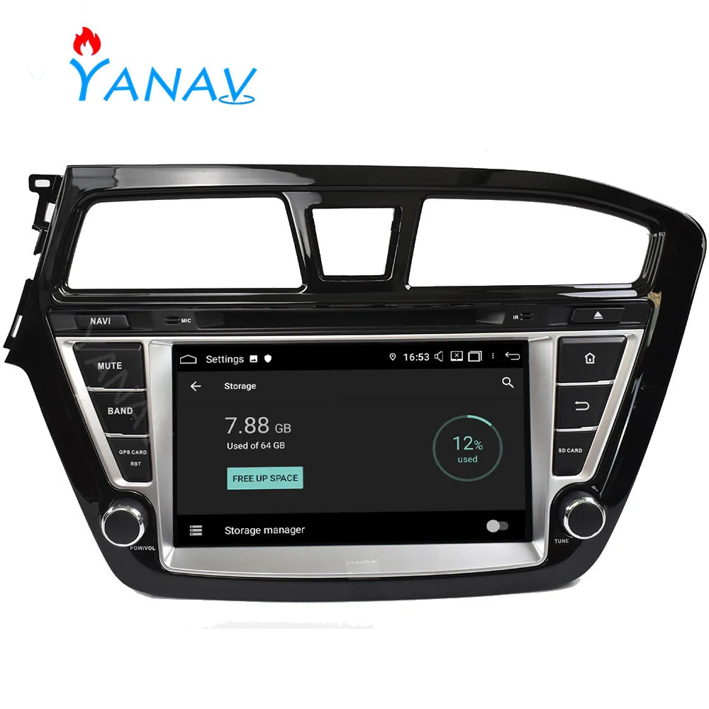 

Car Radio Android 2 DIN Stereo Receiver For-Hyundai I20 2014 2015 GPS Navigation Audio Multimedia HD Screen DVD Player Head Unit