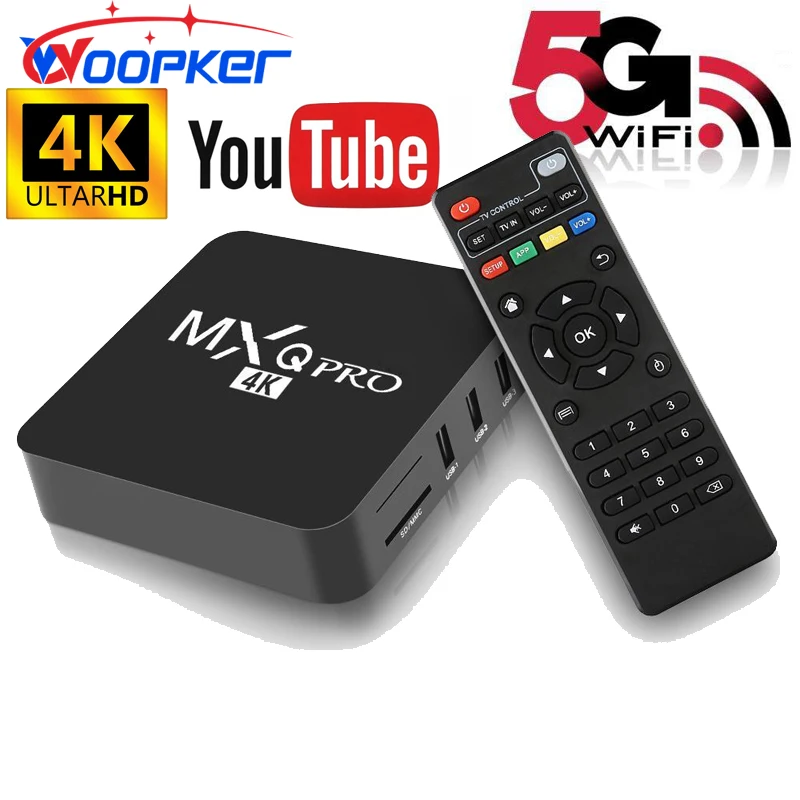 

ТВ-приставка MXQ pro, Android 10,0, S905L, 2,4G и 5G WiFi, 1 ГБ ОЗУ, 8 Гб ПЗУ, HD 3D, 1080P, Youtube, медиаплеер Mxq Pro, 4K