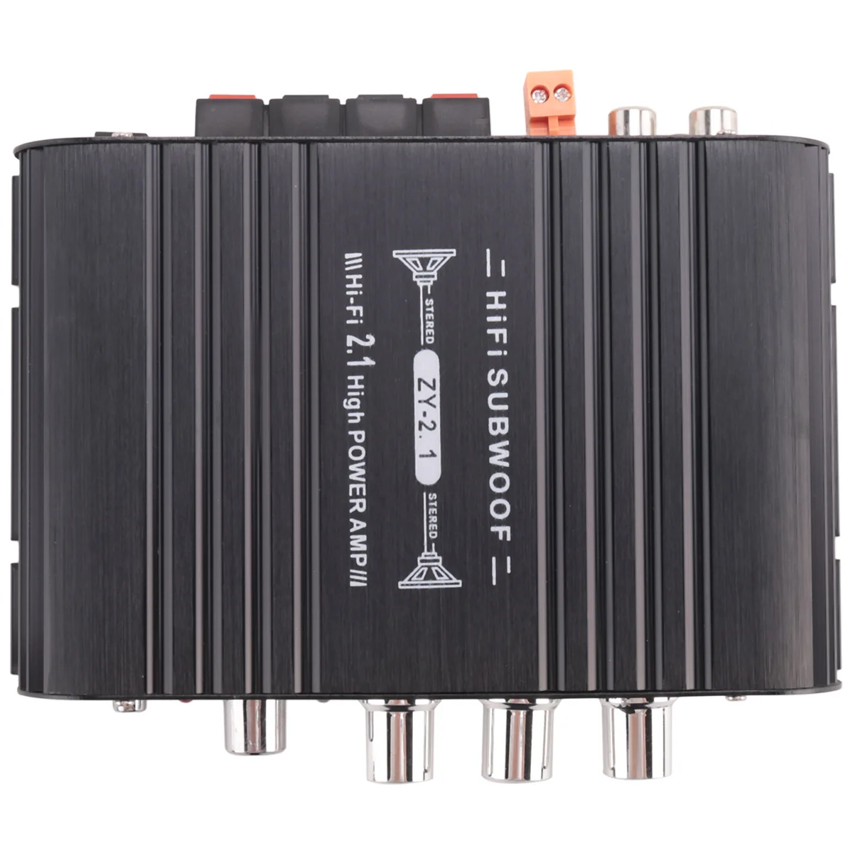 Фото B02B-ST-838 HIFI усилитель 2,1-канальный автомобильный MP3 мини-усилитель AUX вход регулировка высоких и низких частот Super Bass 20Wx2 + 40W усилитель №5