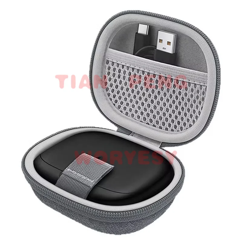 Фото Специально разработанный чехол WYORESY для хранения Bluetooth-гарнитуры Soundcore Aero Fit Pro соответствует оригинальным размерам открытой гарнитуры. №5