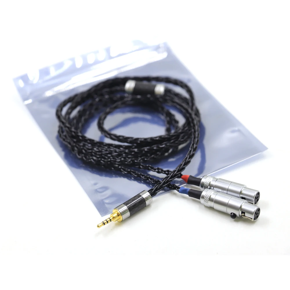 HIFI BlackJelly High-end Taiwan 7N Litz OCC Headphone Replace Upgrade Cable for Audeze LCD 3 LCD-2 LCD2 LCD-4 enlarge