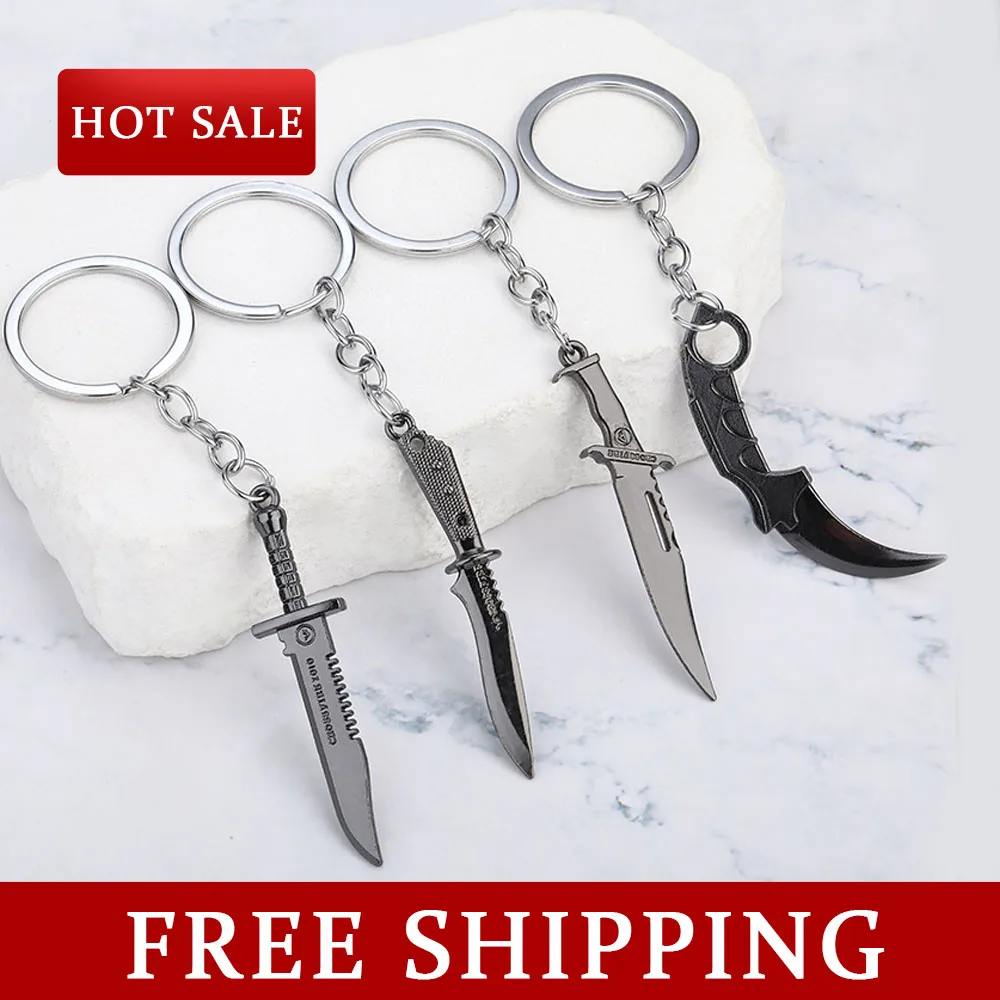 Valorant Karambit Game Periphery RGX 11z Pro Karambit/Prism Knife Цельнометаллическая модель оружия Брелок