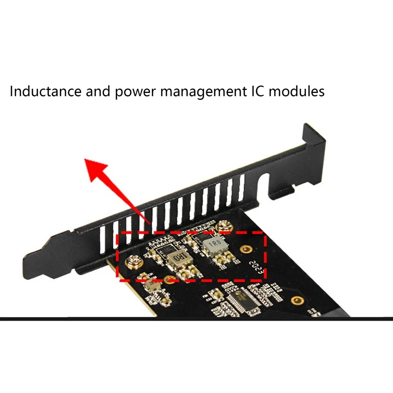 Ihyper M2 Pcie3.0 X16 To 4X Nvme Adapter Card 4-Disk Array Pcie Signal Split Vroc Raid
