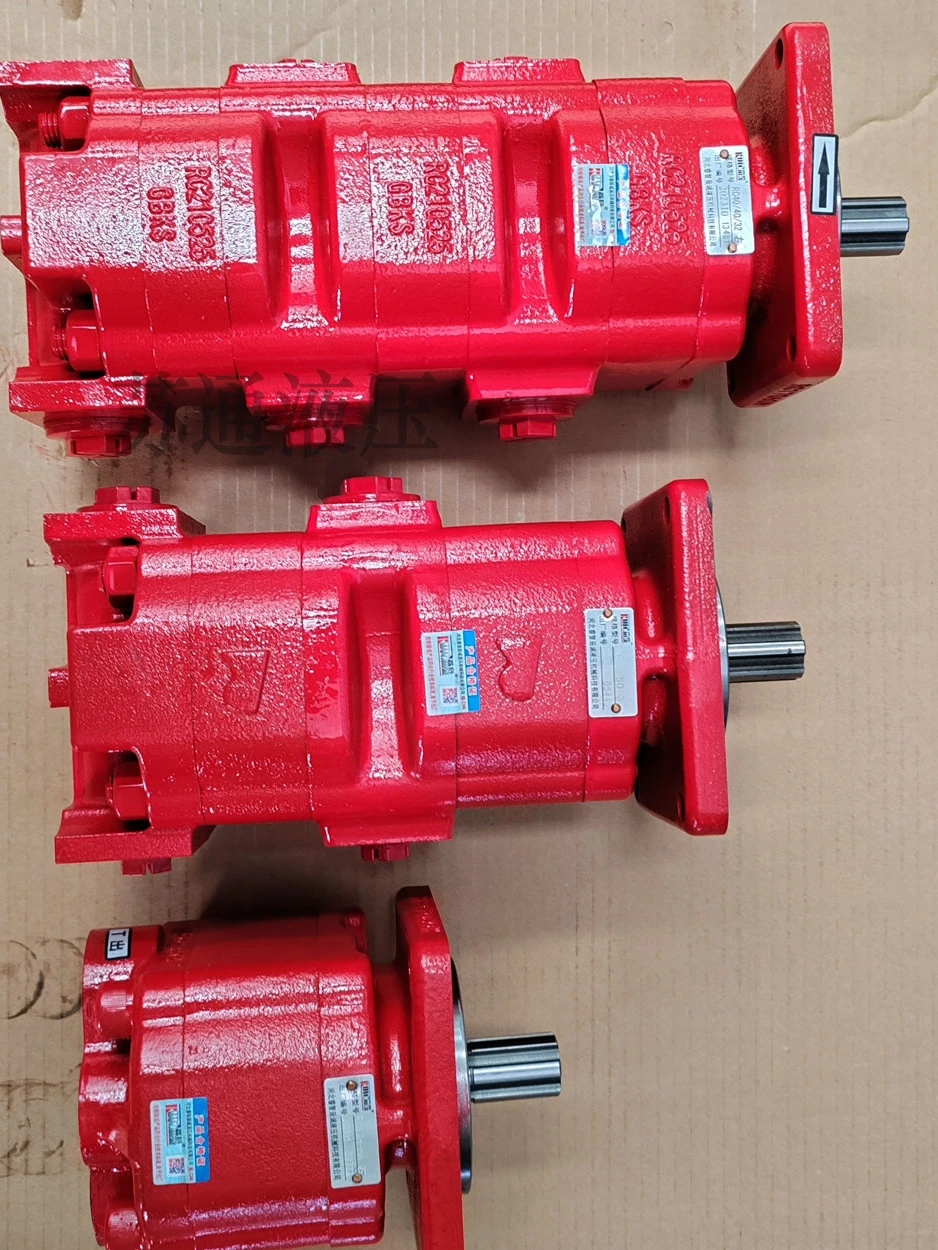 Гидравлический масляный насос Ruizhi Chencheng шестеренка одиночная двойная тройная