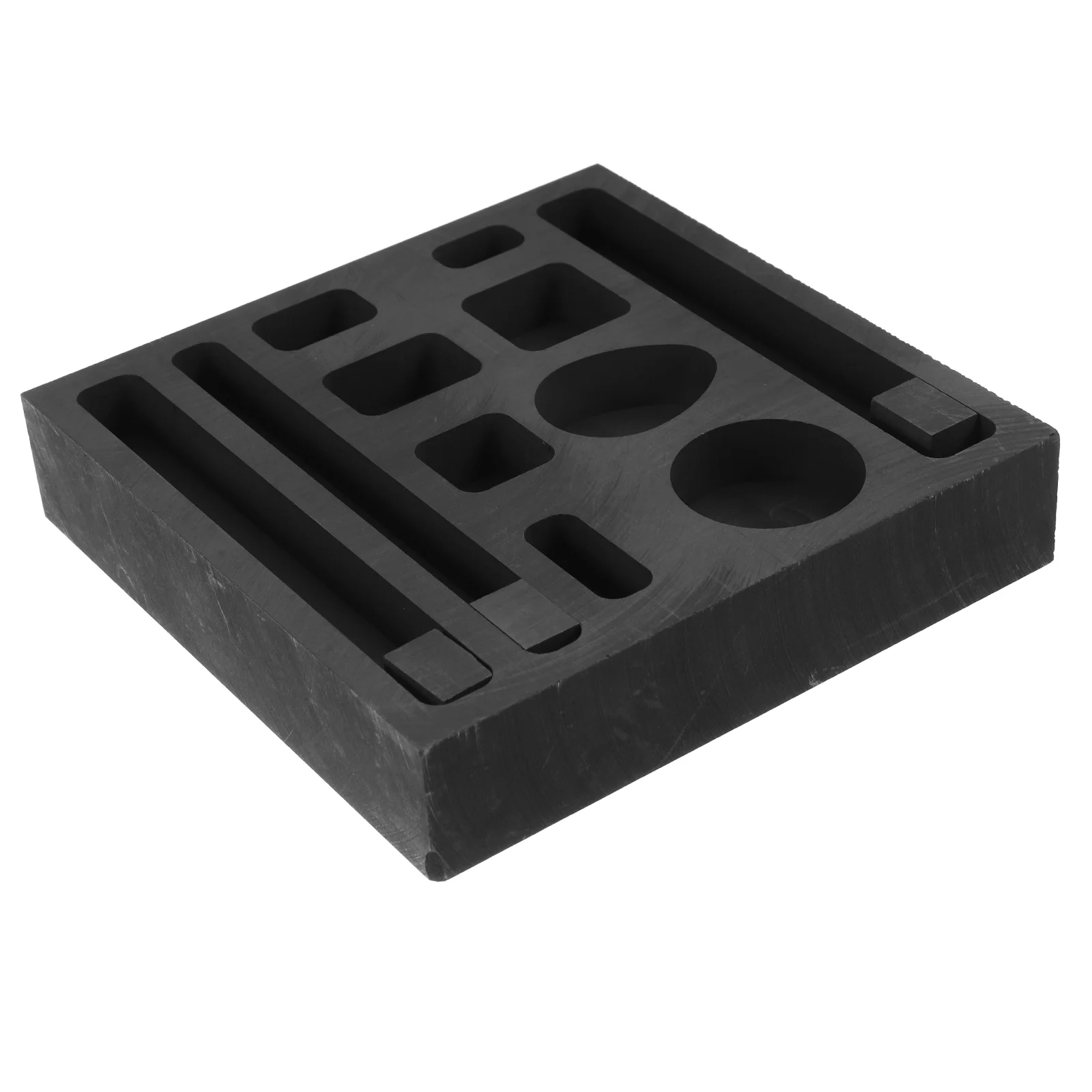 Графитовый тигель ювелирные изделия золотая и серебряная форма квадратные формы