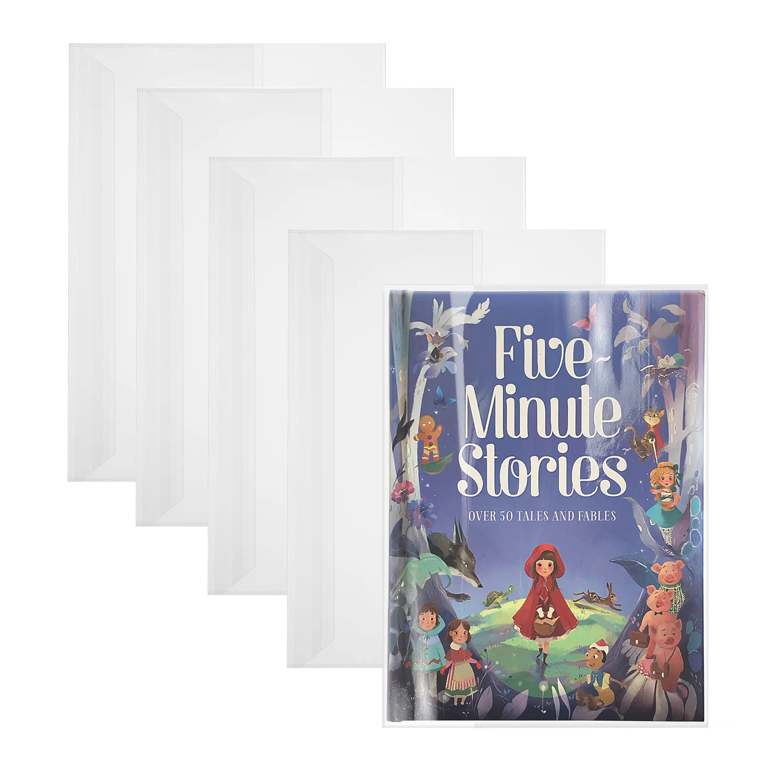 5 шт. обложка для учебника куртка из полипропилена многоразовая защита студентов