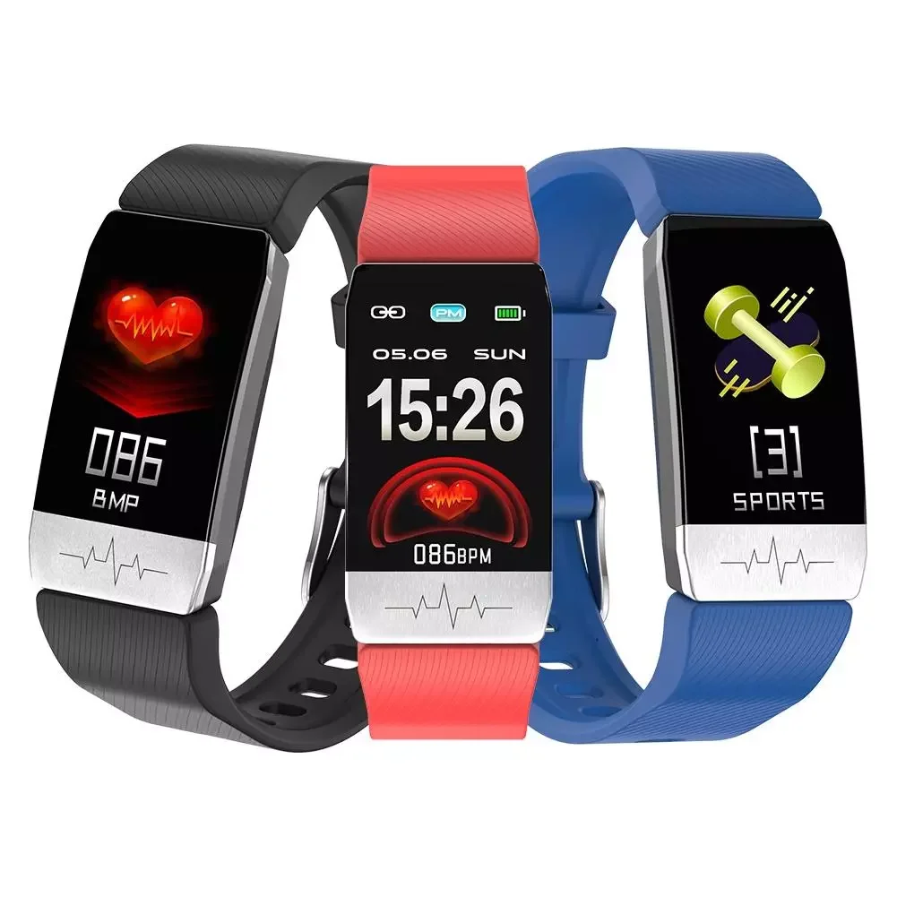 

Smart Band Thermometer New Band Fitness Tracker Heart Rate Blood Pressure Fitness Bracelet Smart watch For Android IOS