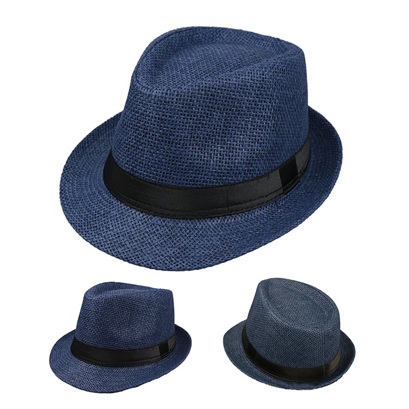Соломенная шляпа унисекс Панама от солнца в английском стиле для взрослых и