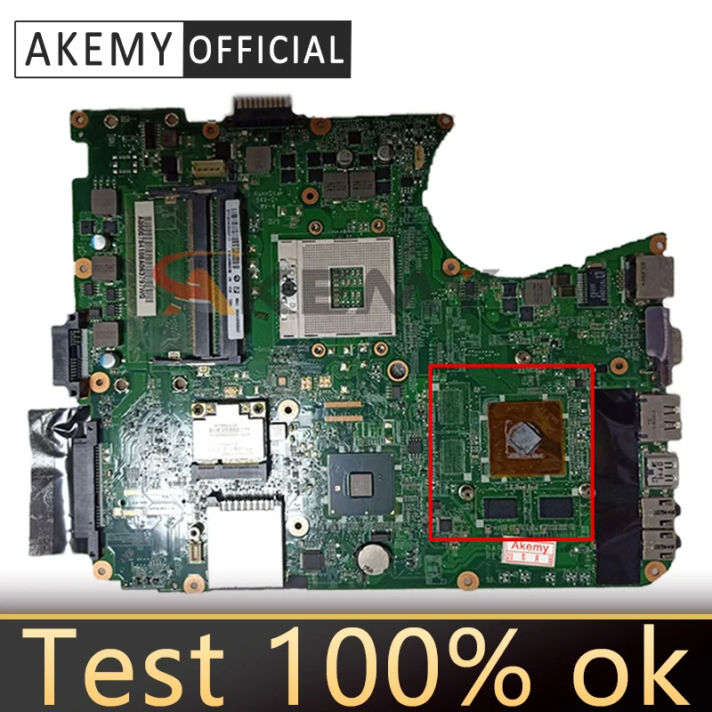 

AKEMY Main Board A000076410 DABL6DMB8F0 For toshiba satellite L655 Laptop Motherboard HM55 DDR3 full test