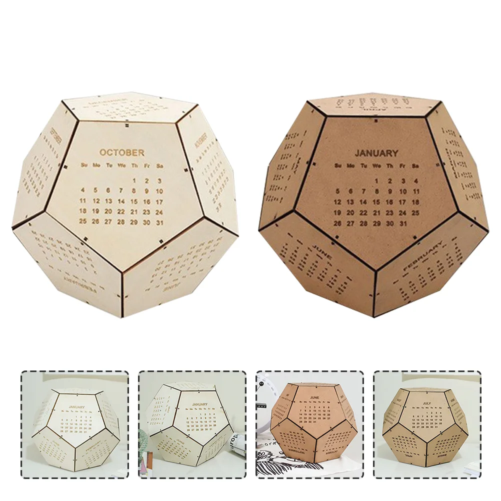 

Calendar Desk Wooden Wood Date Blockforever Permanent Countdown Perpetual Sided Small 2022