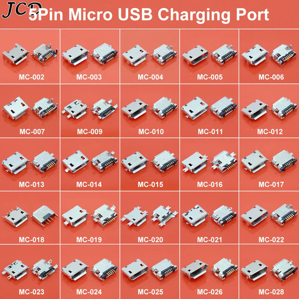 

JCD разъемы Micro USB 5pin 25 шт.