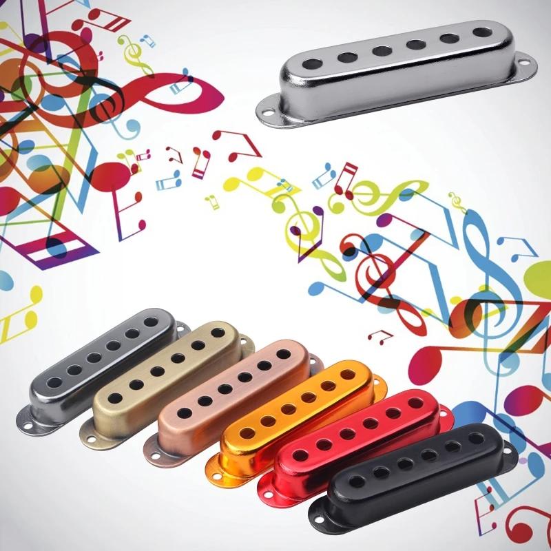 

3 шт. Крышка для пикапа электрогитары открытая латунная крышка для пикапа с одной катушкой 48 мм/50 мм/52 мм аксессуары для музыкальных инструментов