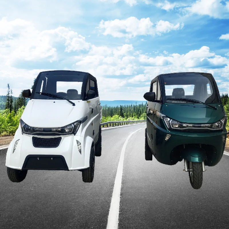 

Electric Four-Wheeled Vehicle New Energy Oil And Electricity Dual-Use Adult Small Household Transfer Children's Battery Scooter