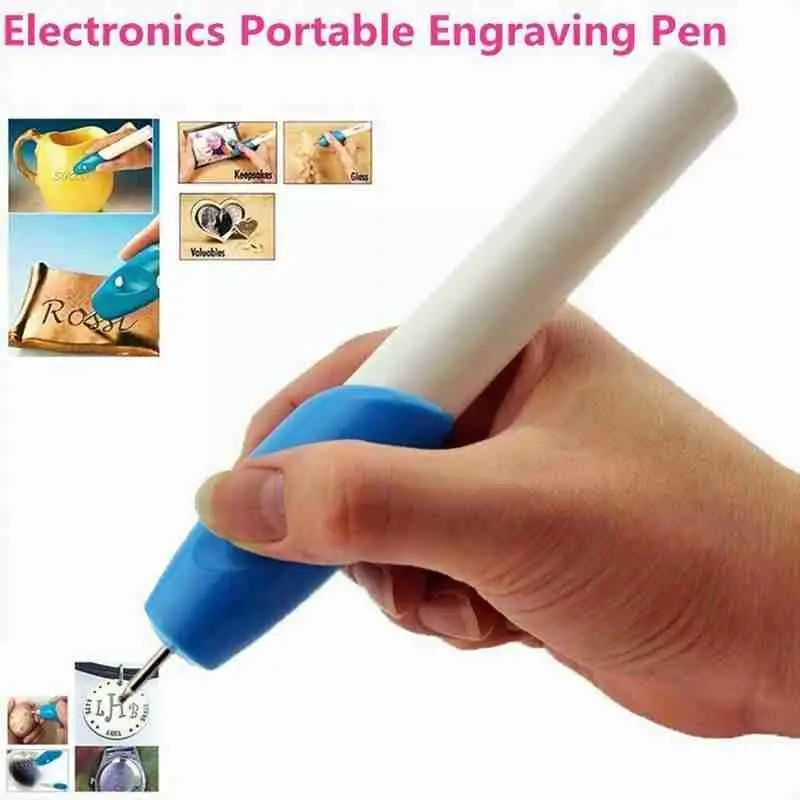Mini Electric Engraving Pen Machine Chisel Word Marker Leather Glass Tool Plotter Engraver Cutting Metal Carving Plastic Co R2B6