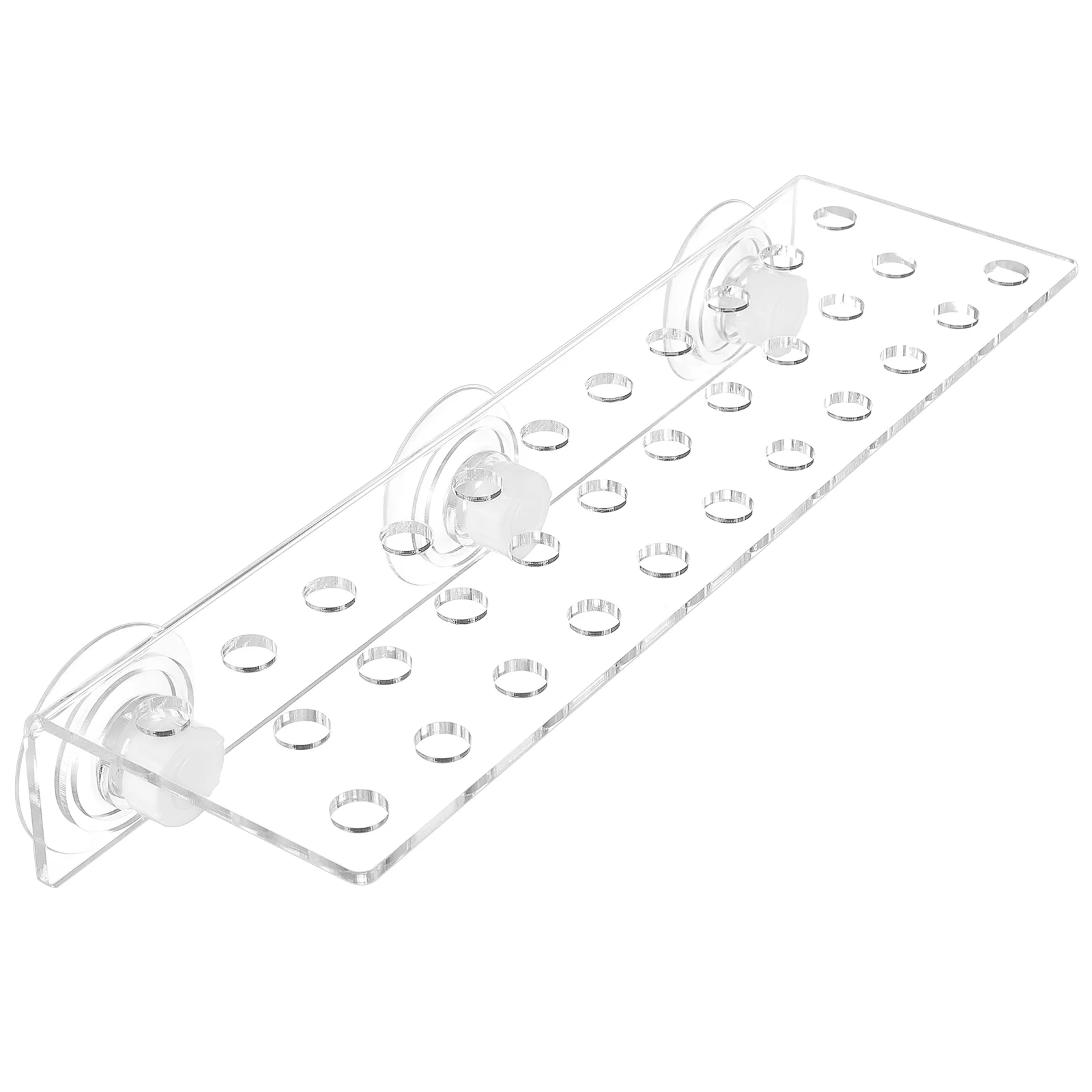 

Clear Stand Coral Holder Frag Aquarium Bracket 32 Holes Sucker Acrylic Suction Cup