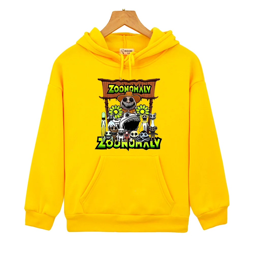 Худи Zoonomaly игровое графическое с длинным рукавом свитшоты для мальчиков и