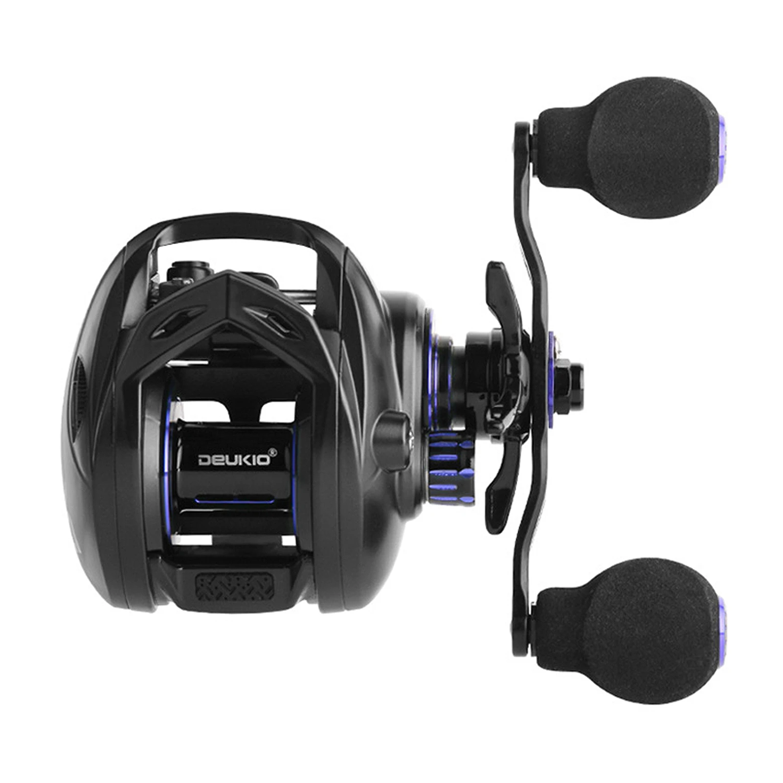 

Outdoor Carbon Fiber Baitcasting Reel 5+1BB Baitcaster Reel Fishing Reel High Speed 6.3: 1 Gear Ratio Magnetic Brake System