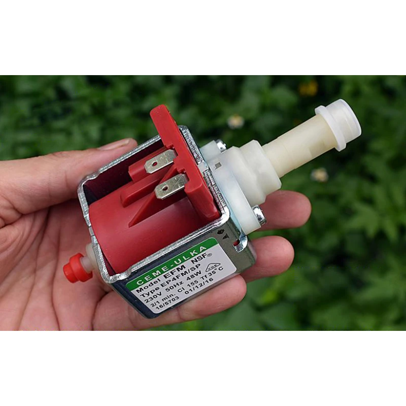

Coffee Machine Accessories Ulka Ep4 Solenoid Pump Ac230V Plunger Pump Coffee Machine Water Pump