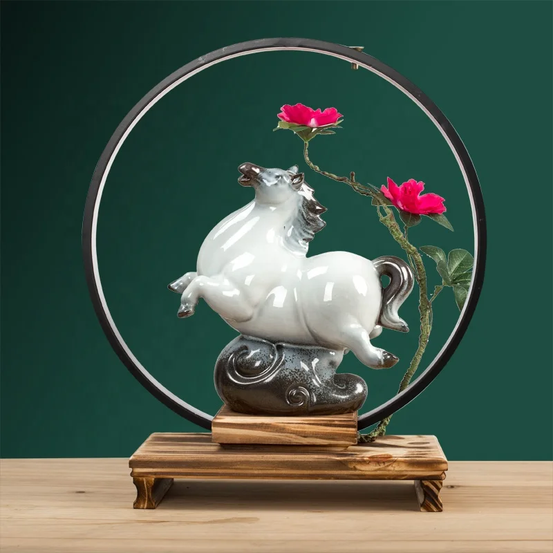 

Exquisite Technical Custom Horse Decorative Items For Gift Opening