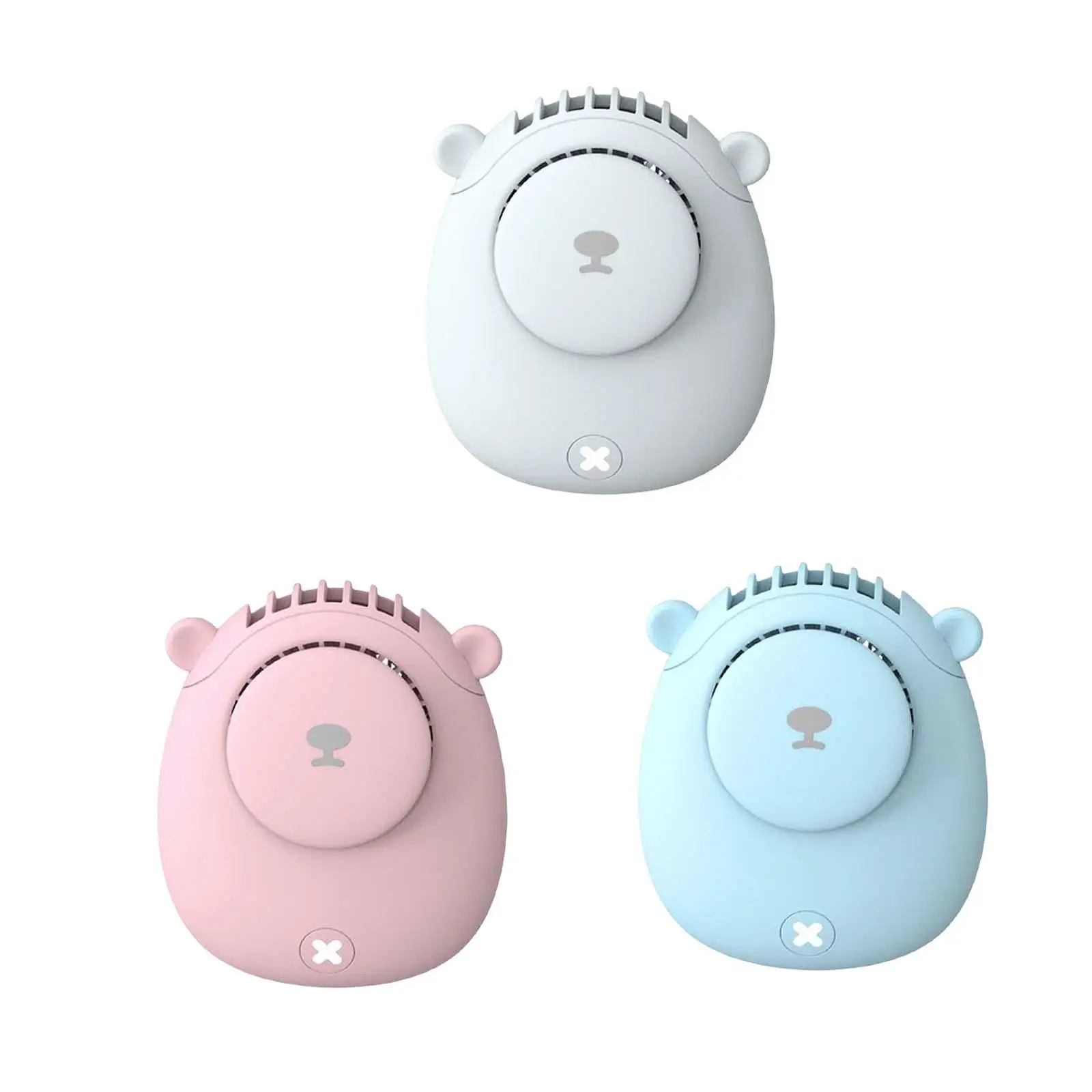 

Bladeless Neck Fan Hands Free with Adjustable Lanyard 3 Speed USB Fan for Hiking