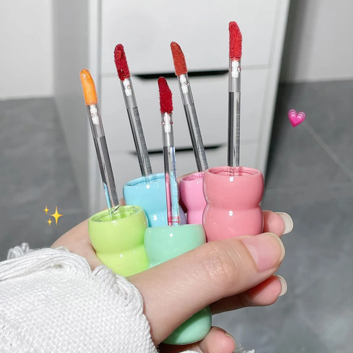 Милый зеркальный блеск для губ стойкий не прилипает глазурь увлажняющий