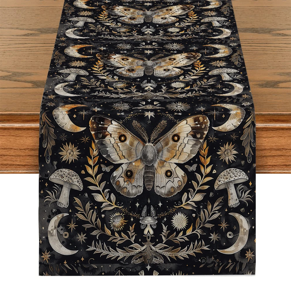 

Дорожка для стола с бабочками из полиэстера