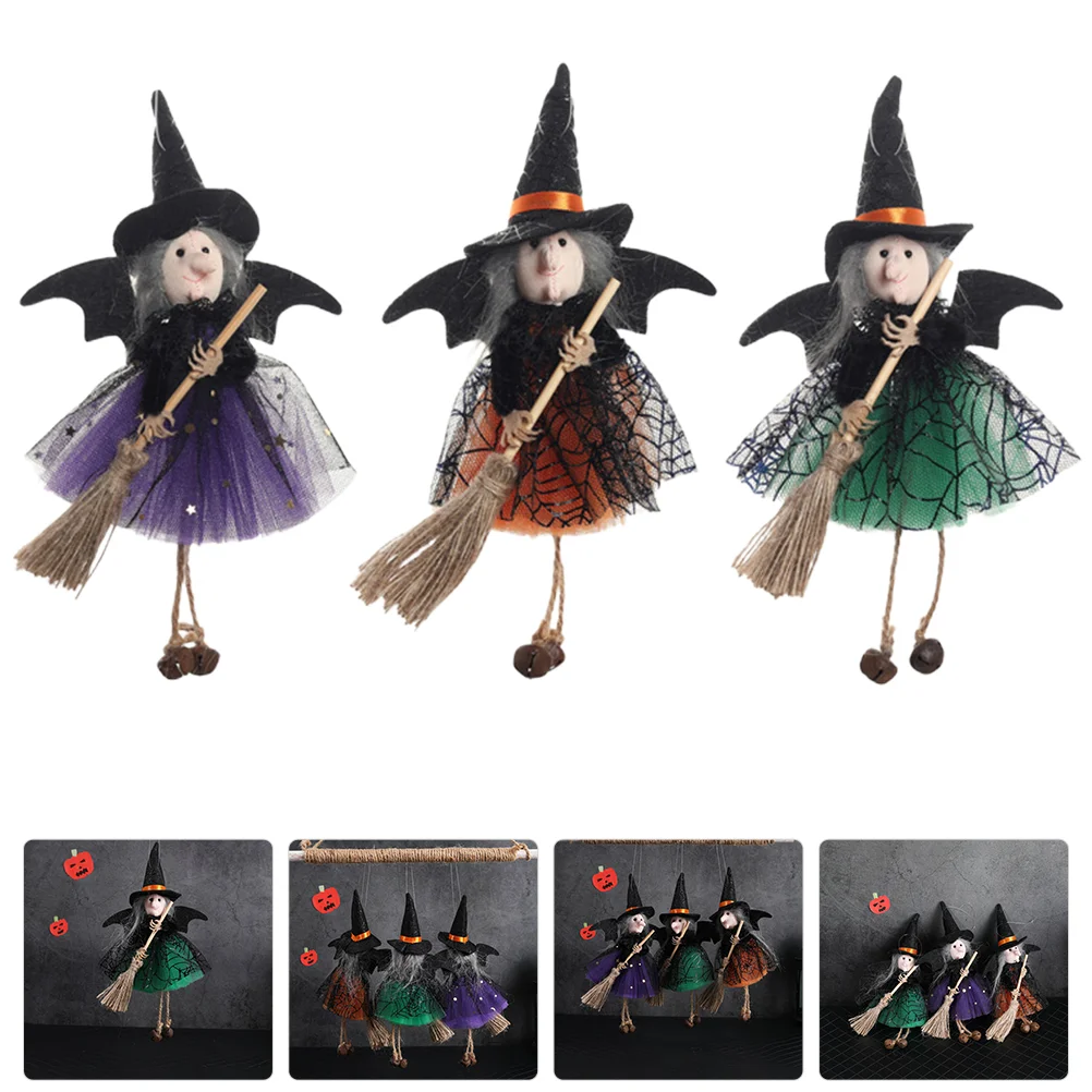 

3 Pcs Fairy Accessories The Witch Delicate Figurine Cute Lovely Decor Desktop Household Festival