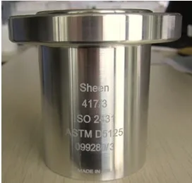 

British Sheen Ref-417 Viscosity Test Cup Multi-Standard Cup ISO Viscosity Cup