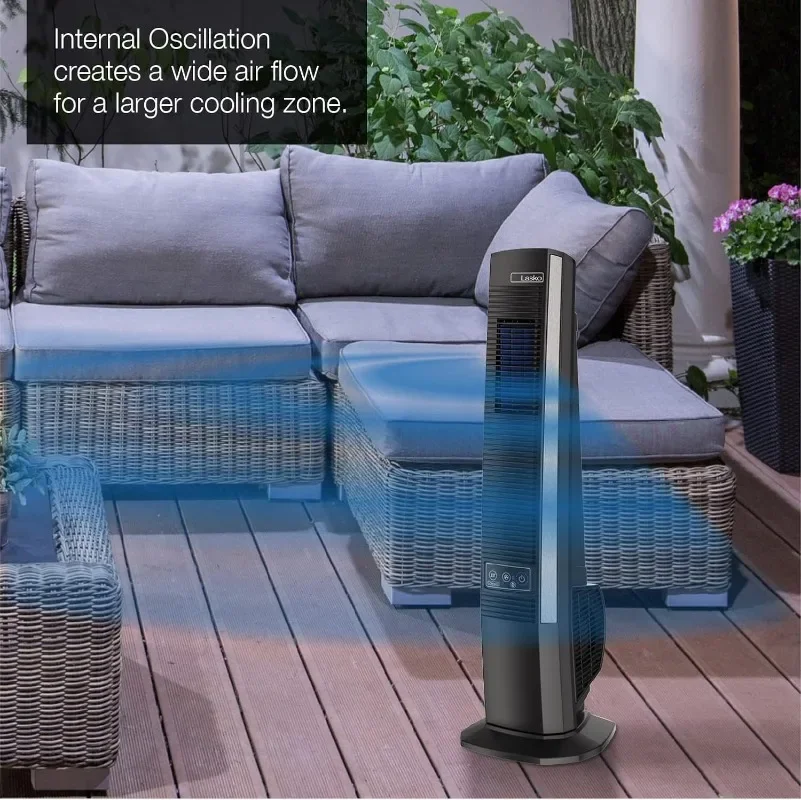 Для Lasko 42-дюймовый портативный уличный башенный вентилятор с технологией Bluetooth 4