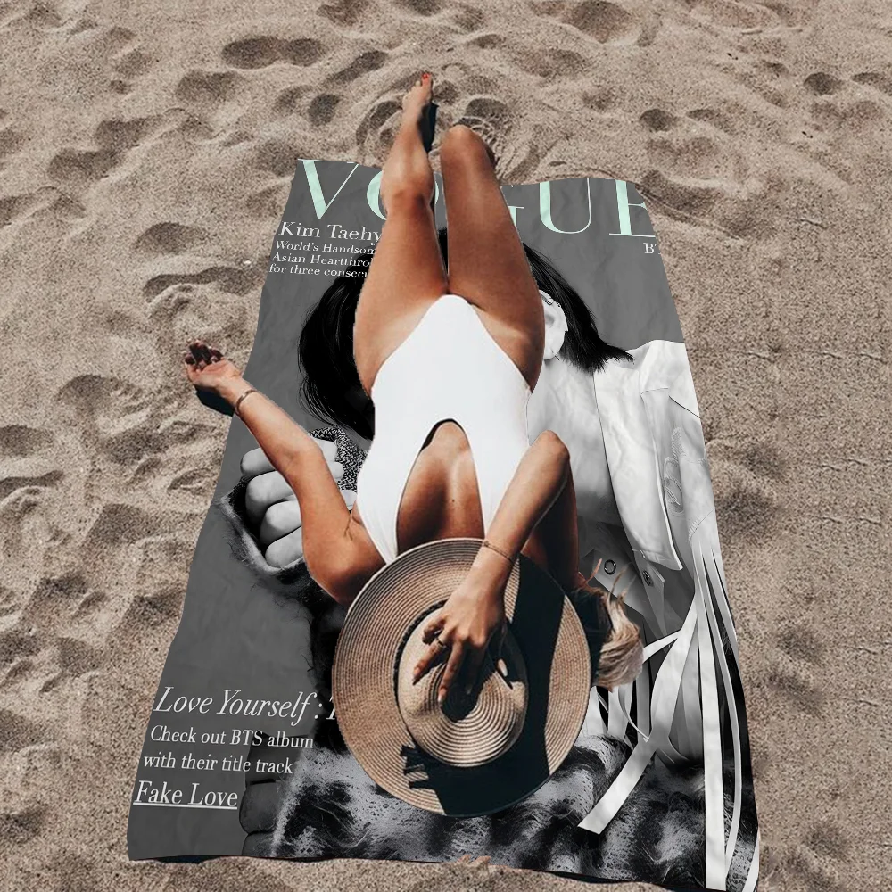 Пляжное Полотенце Из Микрофибры Быстросохнущий Мягкий Впитывающий Коврик Для